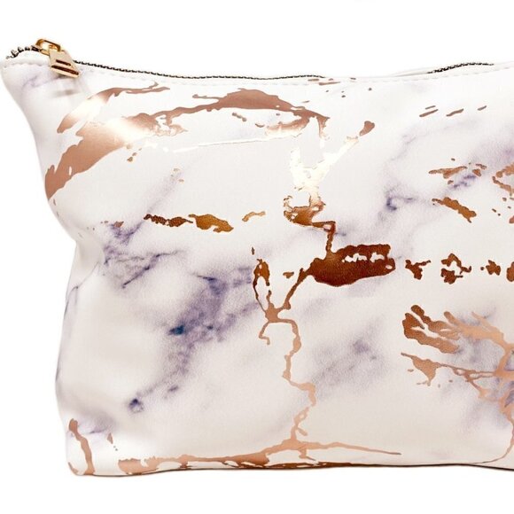 Marble pattern cosmetic bag - Picture 2 of 2